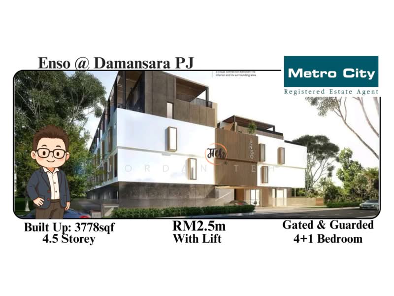 4.5-storey Terraced House for Sale in Kampung Sungai Kayu Ara (Petaling Jaya) - Jordan Teh - PropertyGuru.com.my