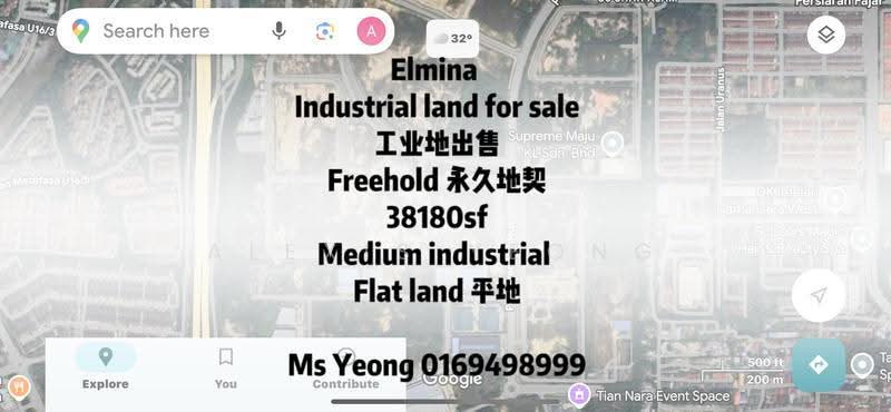 Tanah Perindustrian untuk Dijual di Elmina (Shah Alam) - Alexis Yeong - PropertyGuru.com.my