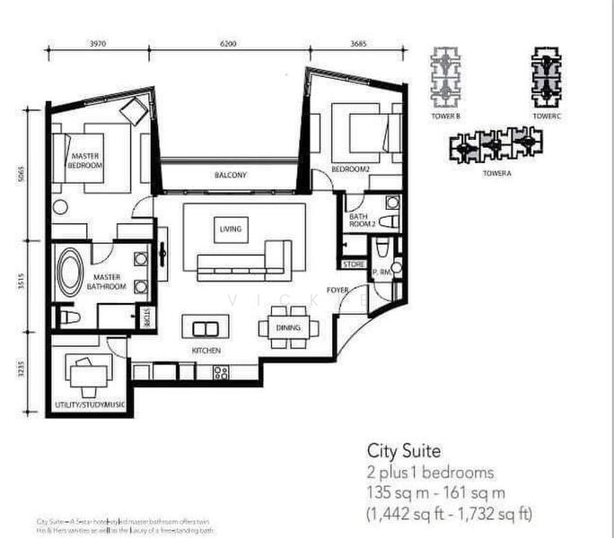 Service Residence for Sale at St Mary Residences - Vickie Foong - PropertyGuru.com.my