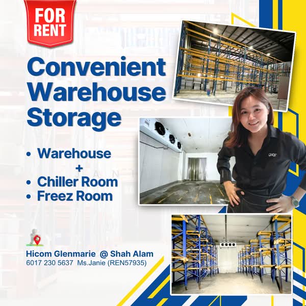Warehouse for Rent in Hicom - Glenmarie Industrial Park (Shah Alam) - Janie Wai - PropertyGuru.com.my
