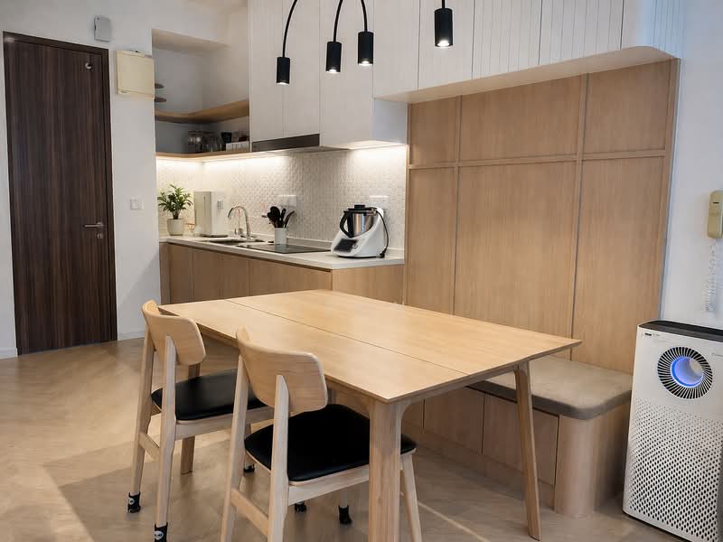 Servis Apartment untuk Disewa di Greenfield Residence - Leon Kon - Kitchen - PropertyGuru.com.my