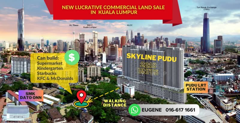 Commercial Land for Sale in Pudu (KL City Centre) - Eugene Yap - PropertyGuru.com.my