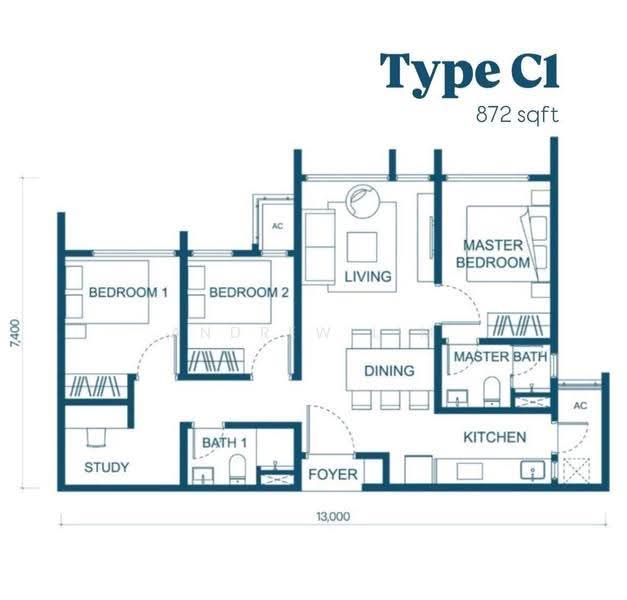 Kediaman Servis untuk Dijual di Aricia Residences - Andrew Lim - PropertyGuru.com.my