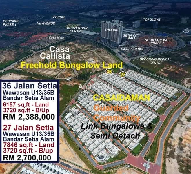 Bungalow for Rent in Setia Alam (Selangor) - Chee Hau Ng - PropertyGuru.com.my
