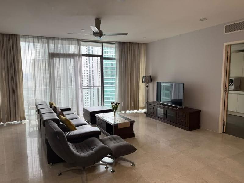 Kediaman Servis untuk Disewa di K Residence @ KLCC - KK Lim - Living Room - PropertyGuru.com.my