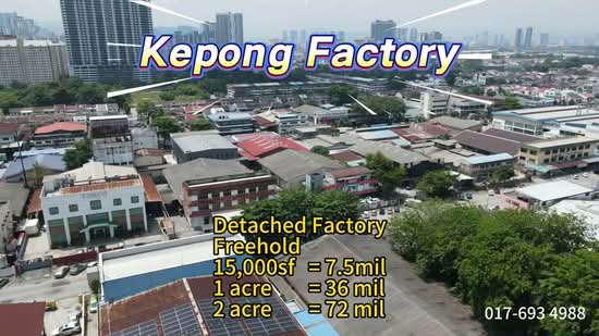 Kilang Terpisah untuk Dijual di Taman Kepong (Kepong) - Eugene Yap - PropertyGuru.com.my
