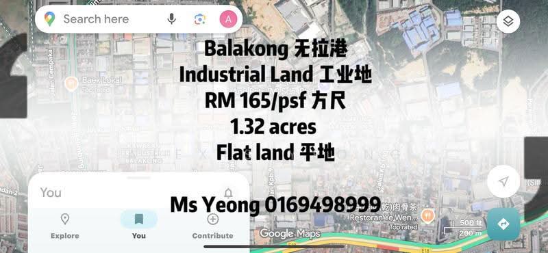 Industrial Land for Sale in Kawasan Perindustrian Balakong (Balakong) - Alexis Yeong - PropertyGuru.com.my