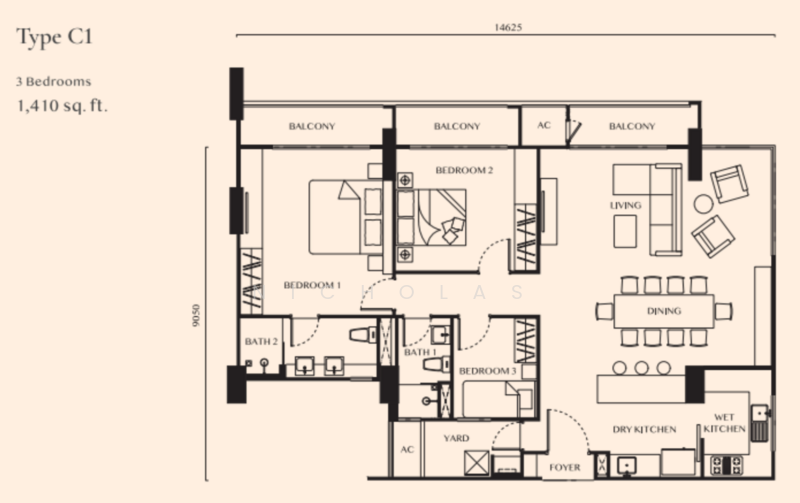 Service Residence for Sale at The Corliss Residence @ The NorthBank - Nicholas Tan - PropertyGuru.com.my