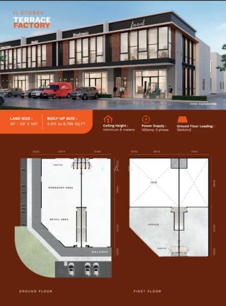 Kilang Teres untuk Dijual di Akasia Business Park (Ulu Tiram) - Rean Goh - PropertyGuru.com.my