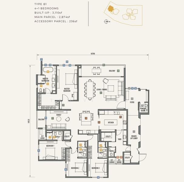 Condominium for Sale at Aetas Damansara - Tam Yi Wah - Master Bedroom - PropertyGuru.com.my