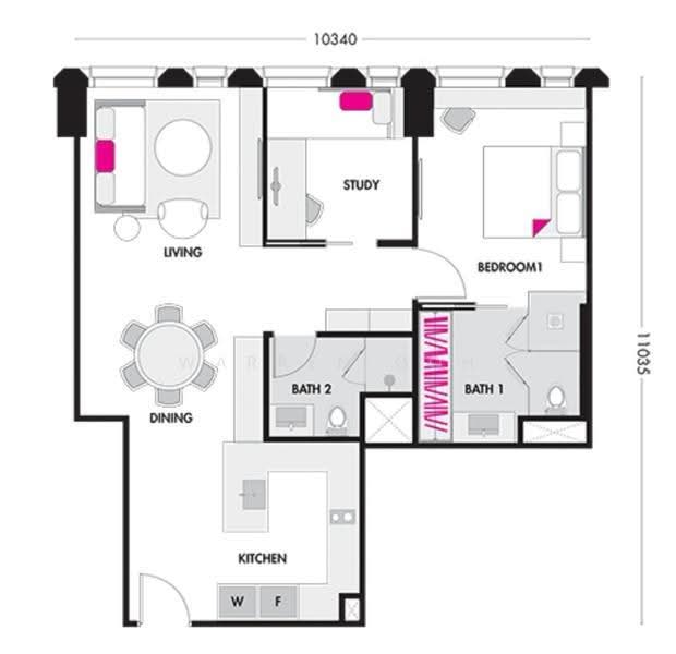 Kediaman Servis untuk Dijual di Tropicana The Residences - Warren Goh - PropertyGuru.com.my