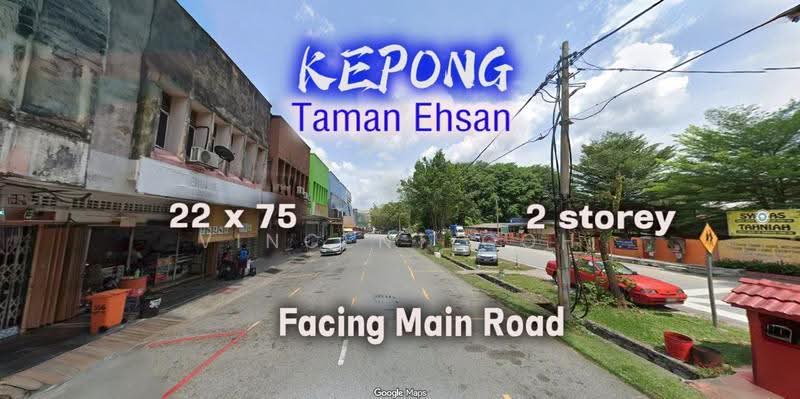 Shop / Office untuk Dijual di Taman Ehsan (Kepong) - Vincent Goh - PropertyGuru.com.my