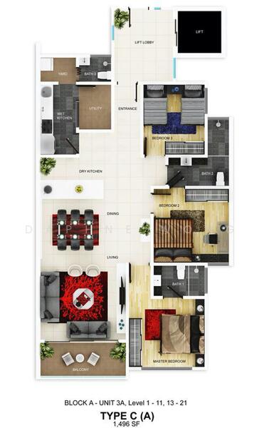 Condominium for Sale at Arte Condominium - Daphne Wong - PropertyGuru.com.my