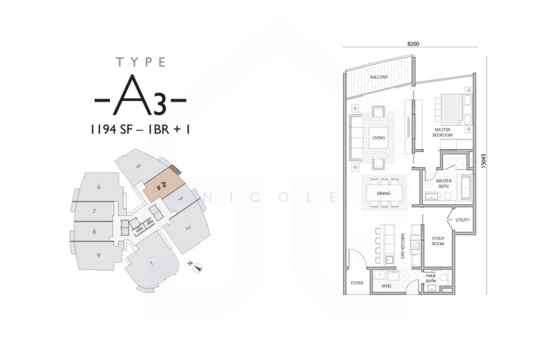 Servis Apartment untuk Dijual di Damansara City Residency (DC Residensi) - Nicole How - PropertyGuru.com.my
