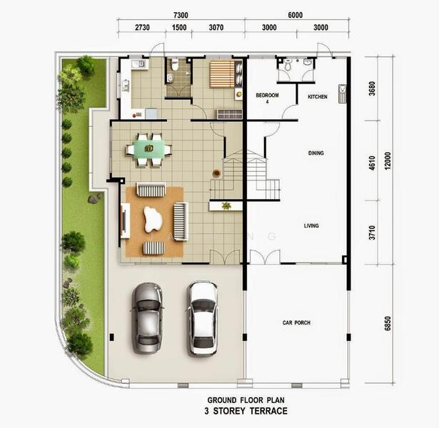 Rumah Teres 3 Tingkat untuk Dijual di Bagan Lalang (Butterworth) - Jack Ng - PropertyGuru.com.my