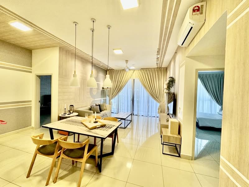 Servis Apartment untuk Disewa di Setia City Residences - Hailey Ho - Living Room - PropertyGuru.com.my