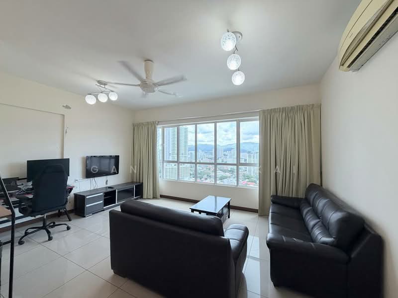 Kediaman Servis untuk Disewa di Birch Regency @ Penang Times Square - Gan Chun Kai - Living Room - PropertyGuru.com.my