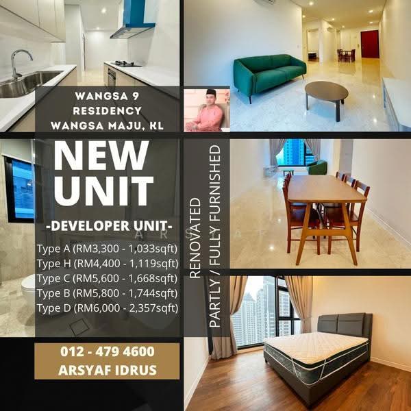 Kondominium untuk Disewa di WANGSA 9 RESIDENCY - Arsyaf Idrus - PropertyGuru.com.my