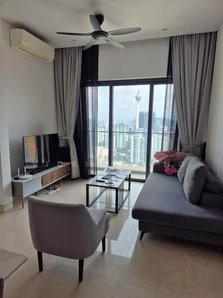 Servis Apartment untuk Disewa di Lucentia Residences - Vickie Foong - Living Room - PropertyGuru.com.my