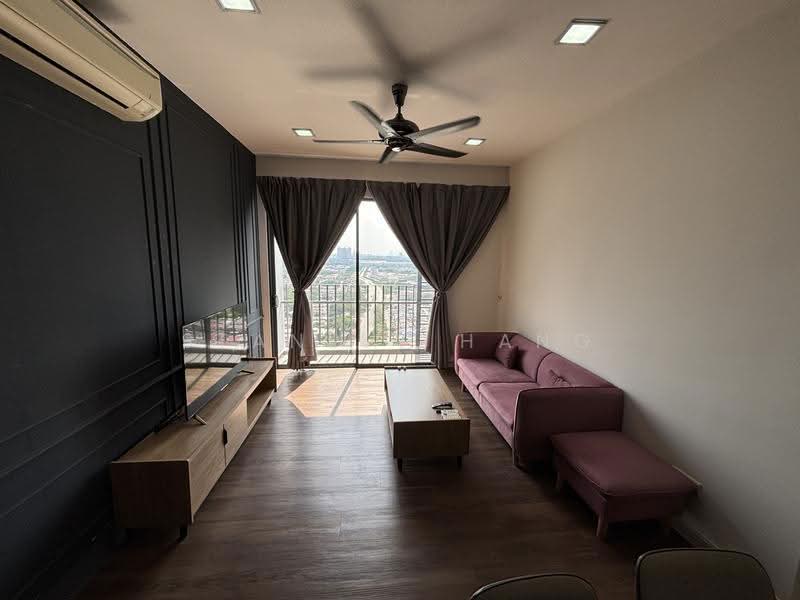 Service Residence for Sale at TRiGON Luxury Residences - Stanley Hang - Living Room - PropertyGuru.com.my