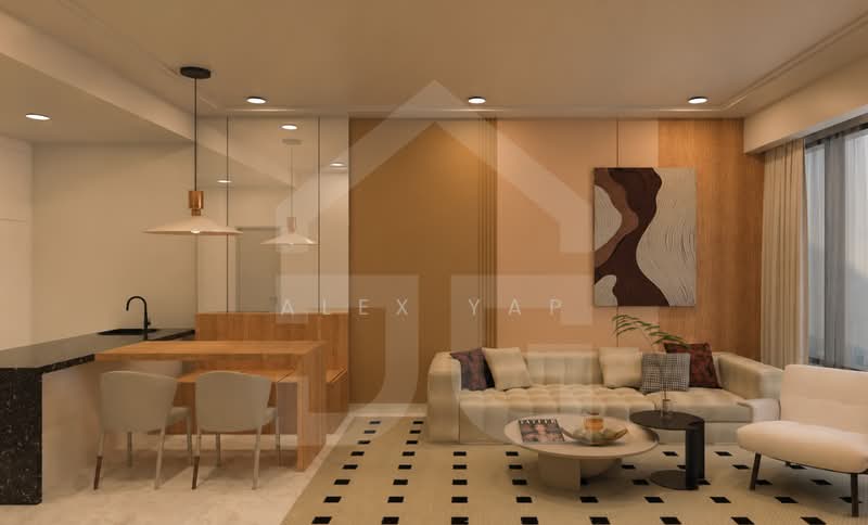Kediaman Servis untuk Disewa di Pavilion Damansara Heights - Alex Yap - Living Room - PropertyGuru.com.my