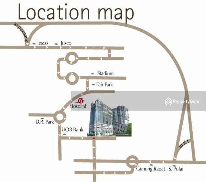 Ipoh Tower Studio Apartment ( 1min to Hospital besar Ipoh), Ipoh, Perak