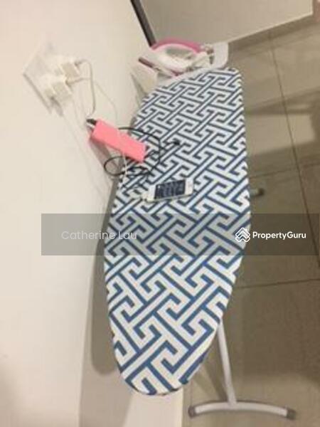 Apartment for Rent at Springville Residence - Catherine Lau - Iron and iron board - Public sharing area at living room - PropertyGuru.com.my