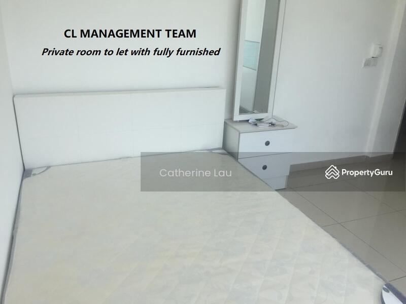 Apartment for Rent at Springville Residence - Catherine Lau - private room to let, bedroom set with study table and chair - PropertyGuru.com.my