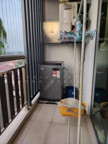 Service Residence for Rent at D'Secret Garden (Pangsapuri Kempas Indah) - Chia Siao Jong Serene - Balcony - PropertyGuru.com.my