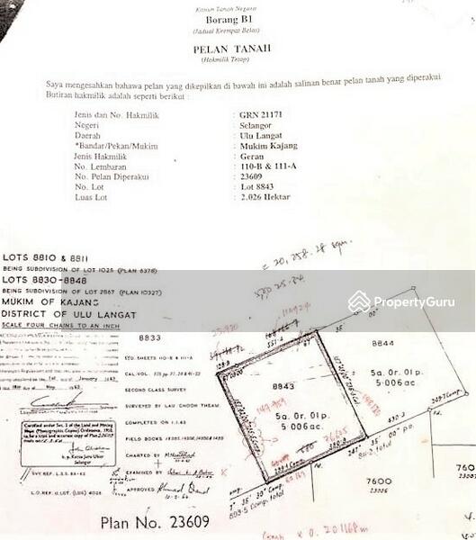 Untuk Dijual - Bangi, Kajang Residential Land