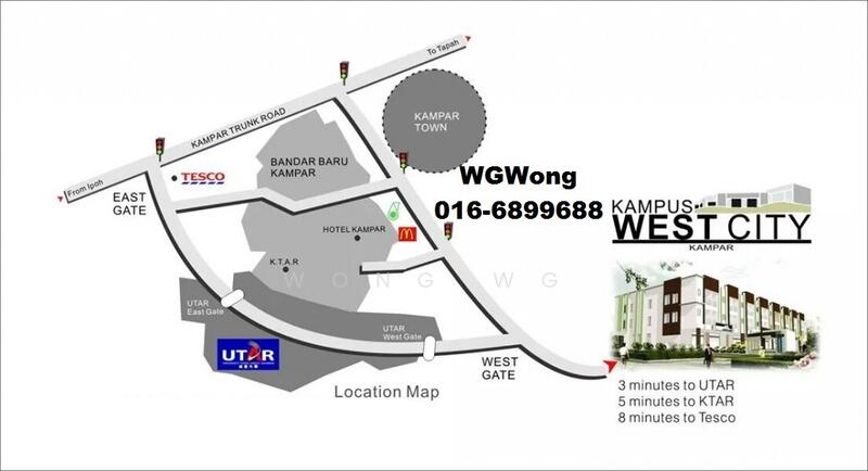 For Sale - Kampus West City, Kampar, Perak