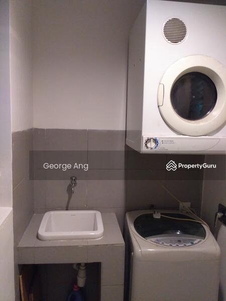 Yard, washing machine and dryer