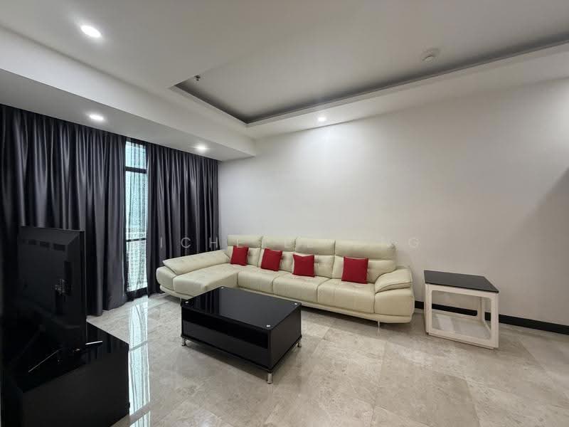 Kediaman Servis untuk Disewa di The Ritz-Carlton Residences - Michelle Ong - Living Room - PropertyGuru.com.my