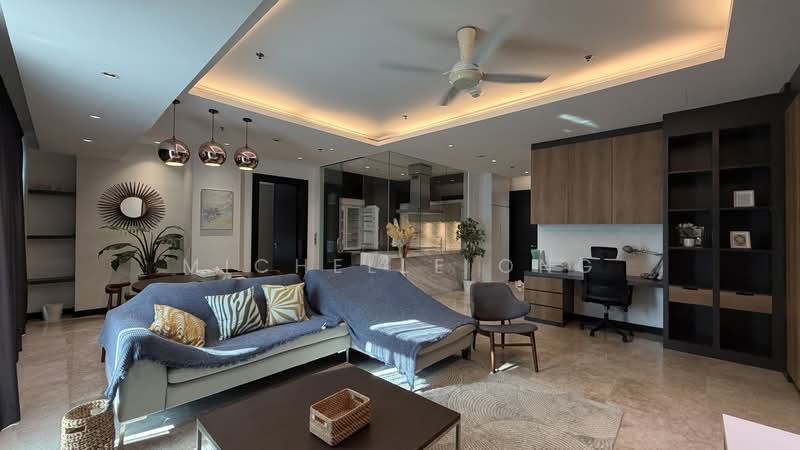 Service Residence for Rent at The Ritz-Carlton Residences - Michelle Ong - Living Room - PropertyGuru.com.my