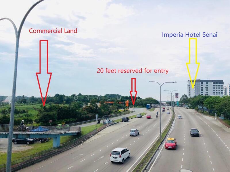 Untuk Dijual - Land for sale: Senai Commercial Land
