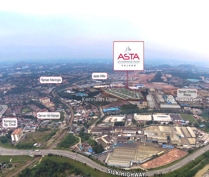 Asta Industrial Park in Kajang, Bukit Angkat, Jade Hill, Sungai Chua
