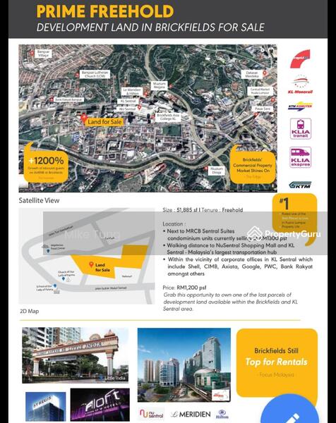 For Sale - BRICKFIELDS, KL SENTRAL, KUALA LUMPUR
