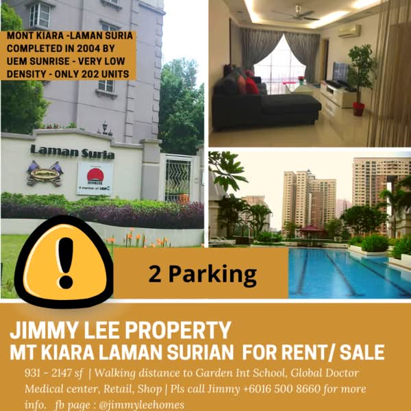 Condominium for Rent at Laman Suria - Jimmy Lee - PropertyGuru.com.my