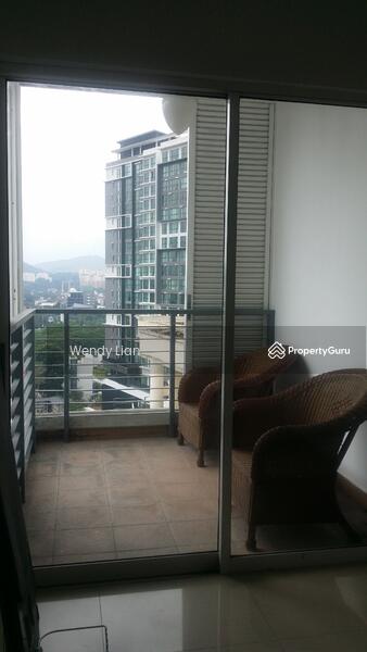 Upstairs balcony