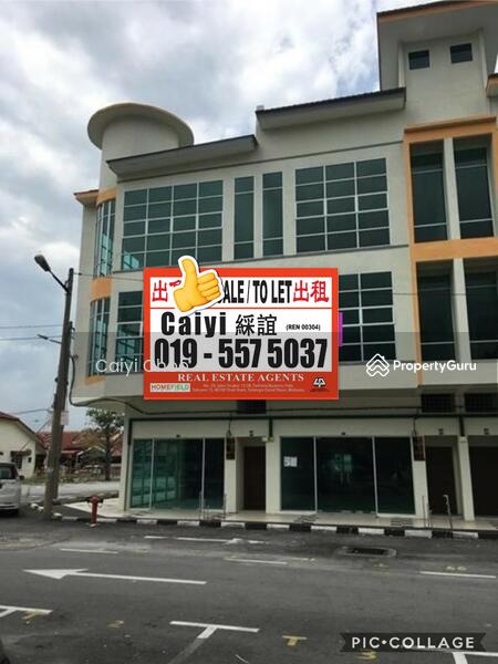 Untuk Disewa - Ground floor of3 sty shop at Halaman permai at Meru to let