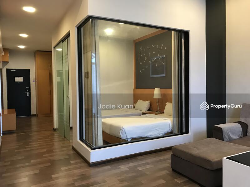Detached glass door bedroom 