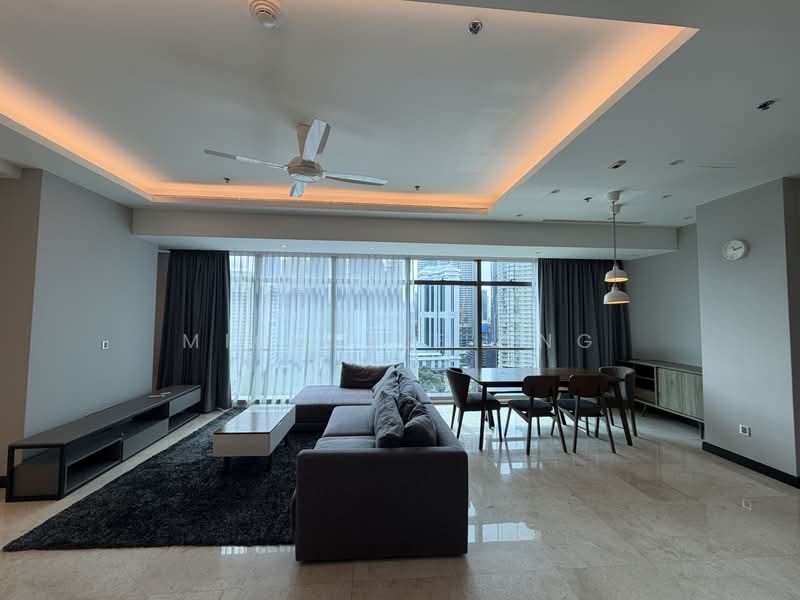 Servis Apartment untuk Disewa di The Ritz-Carlton Residences - Michelle Ong - Living Room - PropertyGuru.com.my
