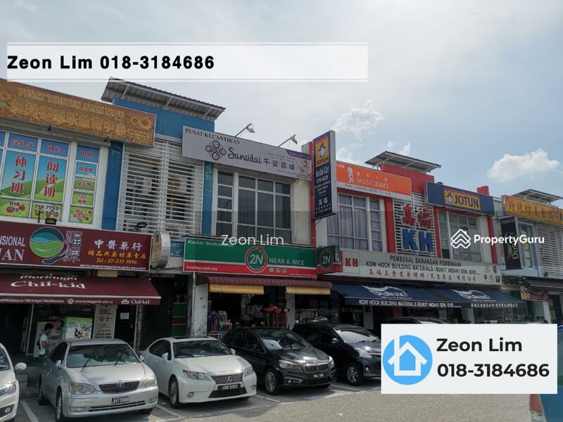 [No Longer Available] Bukit Indah Jalan Indah 8 Adjoining Facing Mainroad Shop For Sales