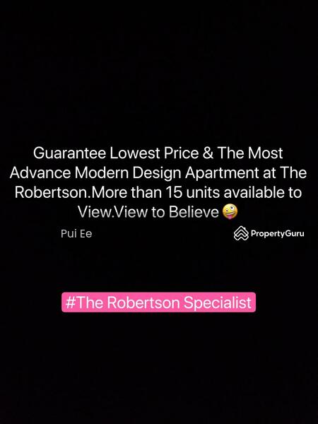 Kediaman Servis untuk Disewa di The Robertson - Pui Ee - PropertyGuru.com.my