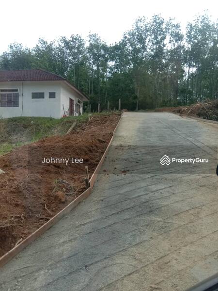 Newly built access road