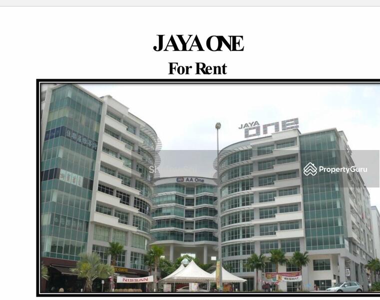 Untuk Disewa - Jaya One,Jalan Universiti,Petaling Jaya
