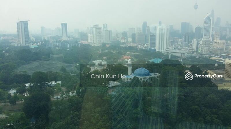 Q Sentral office is coming with a nice KLCC and lake garden view