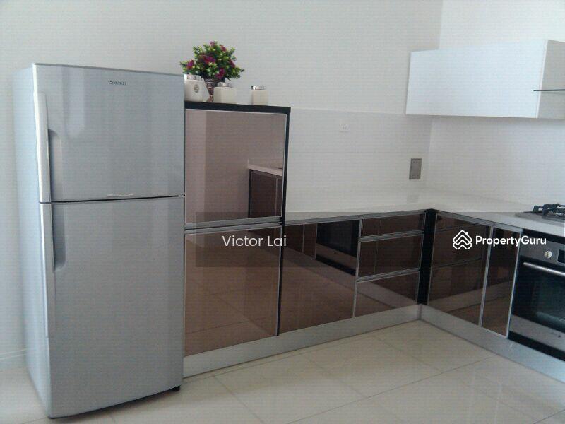 Fridge and kitchen counter