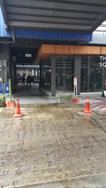 Right across Starbucks 