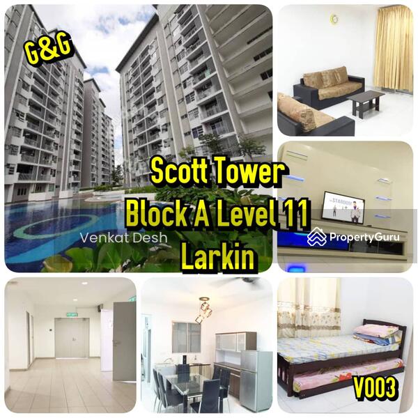 Scott Towers Larkin JB, Jalan Tani Off Jalan Datin Halimah, Larkin